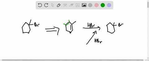 there-are-two-alkenes-that-react-with-hbr-to-give-1-bromo-1-methylcyclohexane-a-identify-the-alkenes