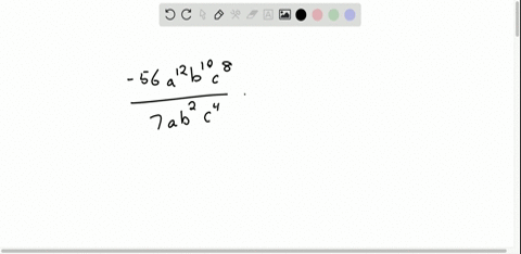 divide-using-the-quotient-rule-frac-56-a12-b10-c87-a-b2-c4
