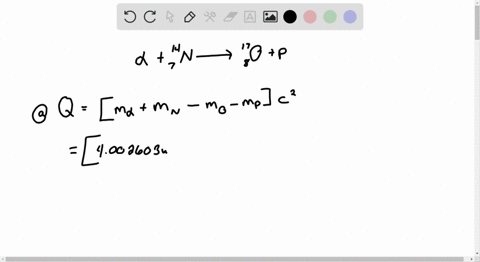 ii-in-the-reaction-alpha-14_7mathrmn-rightarrow-17_8mathrmo-mathrmp-the-incident-alpha-particles-hav