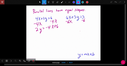 use-slopes-and-y-intercepts-to-determine-if-the-lines-are-parallel-4-x2-y6-quad-6-x3-y3