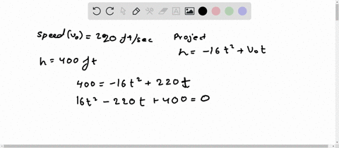 SOLVED:A firework rocket is shot upward at a rate of 640 ft / sec. Use ...