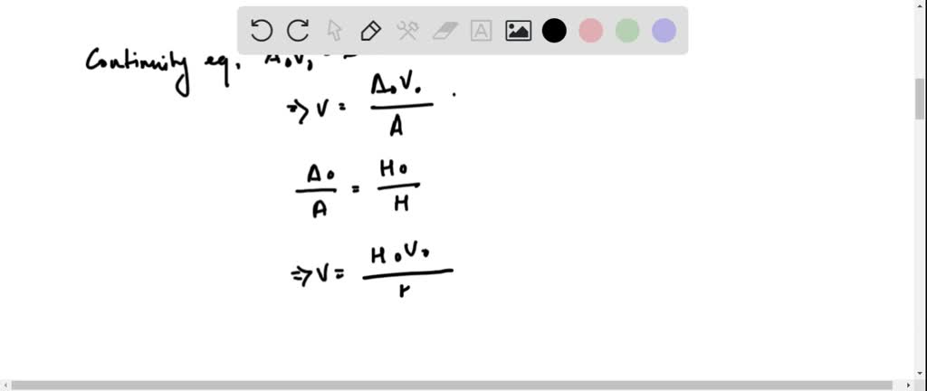 Solved: A Flows Steadily Through A Converging-diverging Rectangular 