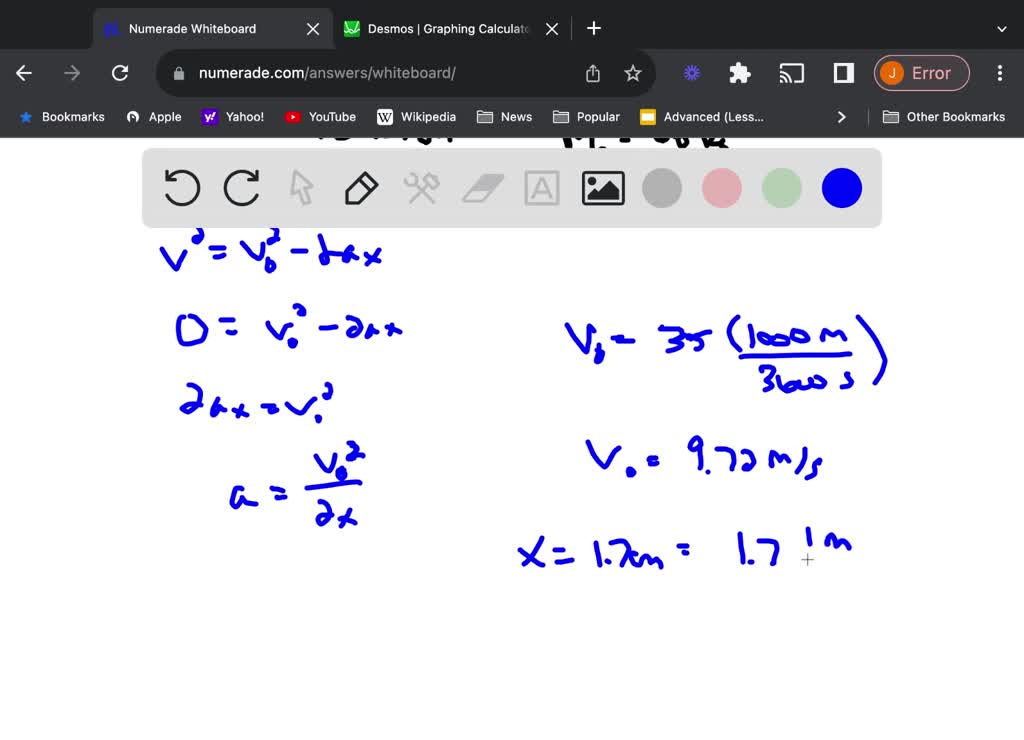 SOLVEDCan cars "stop on a dime"? Calculate the acceleration of a 1400