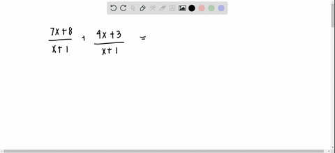 perform-the-indicated-operation-simplify-if-possible-frac7-x8x1frac4-x3x1