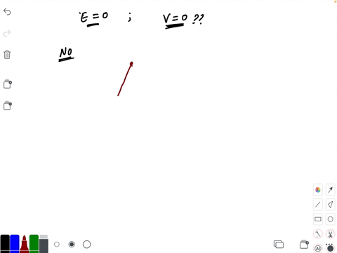 at-a-point-where-the-electric-field-is-zero-is-the-electric-potential-necessarily-zero-too-why-or-wh