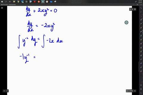solve-the-given-differential-equation-by-separation-of-variables-fracd-yd-x2-x-y20
