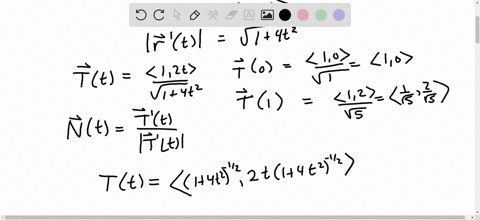 find-the-unit-tangent-and-principal-unit-normal-vectors-at-the-given-points-mathbfrtleftlangle-t-t-2