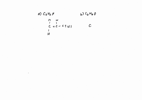draw-structures-for-the-following-molecules-showing-lone-pairs-a-acrylonitrile-mathrmc_3-mathrmh_3-m