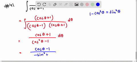 find-the-indefinite-integral-int-frac1cos-theta-1-d-theta
