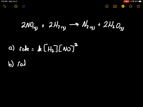 consider-the-following-reaction-2-mathrmnog2-mathrmh_2g-longrightarrow-mathrmn_2g2-mathrmh_2-mathrmo