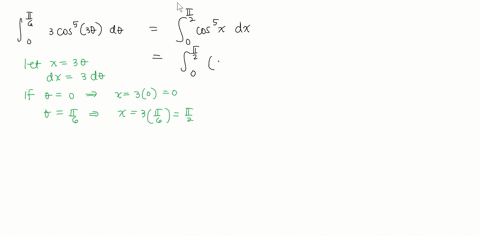 evaluate-the-integrals-in-exercises-1-22-int_0pi-6-3-cos-5-3-x-d-x