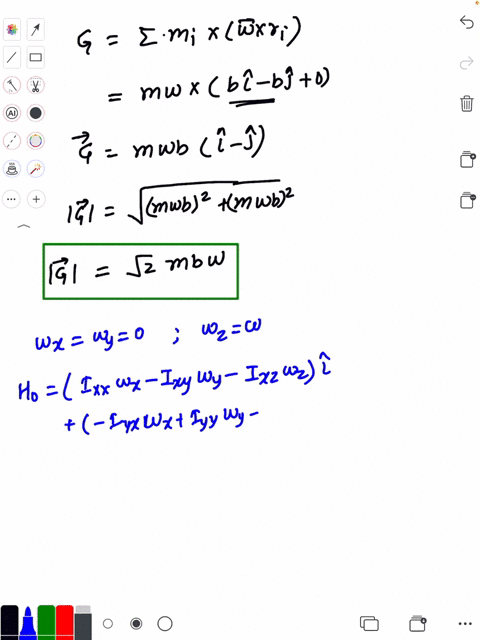 the-three-small-spheres-each-of-mass-m-are-rigidly-mounted-to-the-horizontal-shaft-which-rotates-wit