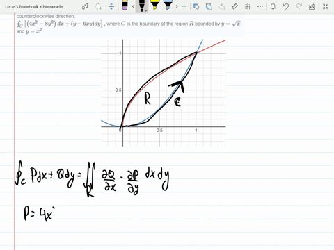 use-greens-theorem-to-find-each-line-integral-i-n-each-problem-c-is-to-be-traversed-in-the-counter-2