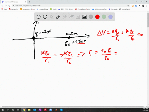 a-charge-of-300-times-10-9-mathrmc-is-at-the-origin-of-a-coordinate-system-and-a-charge-of-800-times