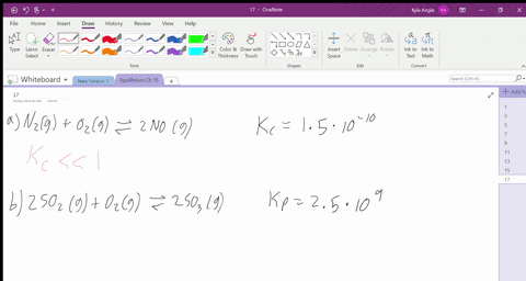 when-the-following-reactions-come-to-equilibrium-does-the-equilibrium-mixture-contain-mostly-reactan
