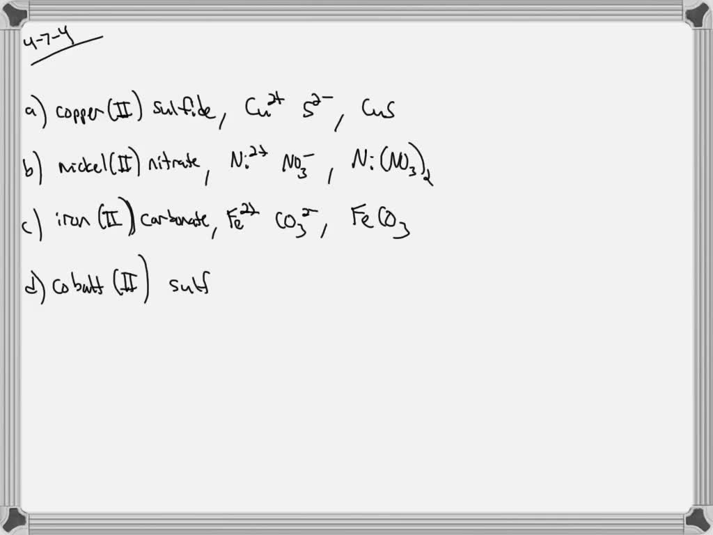 SOLVEDWrite the cation and anion in each compoun…