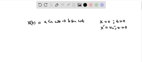 solve-the-equation-of-motion-for-the-harmonic-oscillator-with-initial-conditions-x00-dotx0u_0