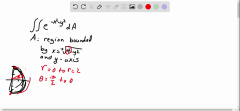 evaluate-the-given-integral-by-changing-to-polar-coordinates-beginarrayliint_d-e-x2-y2-d-a-text-wher