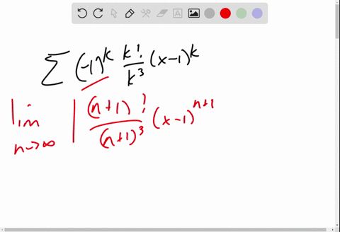 find-the-interval-of-convergence-sum-1k-frack-k3x-1k