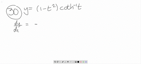 find-the-derivative-of-y-with-respect-to-the-appropriate-variable-yleft1-t2right-operatornamecoth--2