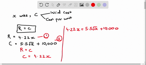 use-the-equations-for-the-total-cost-c-and-total-revenue-r-to-find-the-number-x-of-units-a-company-2