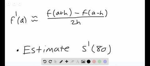 in-exercises-65-71-estimate-derivatives-using-the-symmetric-difference-quotient-sdq-deffned-as-the-3