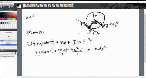 a-wheel-of-radius-r-and-centroidal-radius-of-gyration-bark-is-released-from-rest-on-the-incline-show