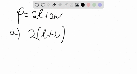 the-perimeter-of-a-rectangle-of-length-l-and-width-w-is-p2-l2-w-a-write-the-expression-as-a-power-fu