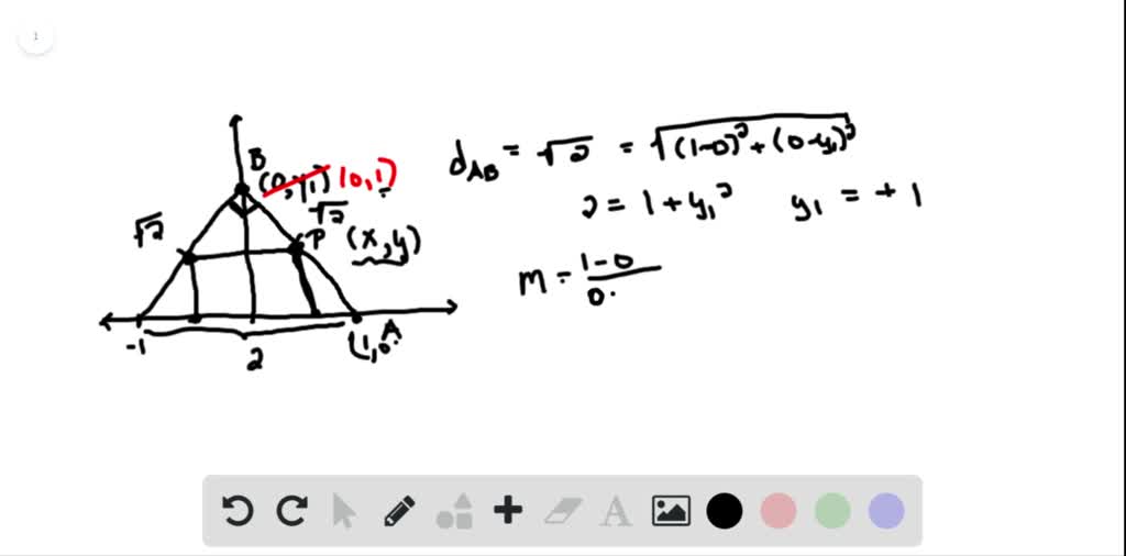 The figure shows a rectangle inscribed in an isos…