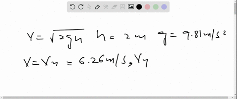 the-velocity-of-the-water-jet-discharging-from-the-orifice-can-be-obtained-from-vsqrt2-g-h-where-h-2