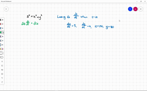 suppose-x-and-y-are-differentiable-functions-of-t-and-suppose-that-when-t20-fracd-xd-t5-fracd-yd-t4-