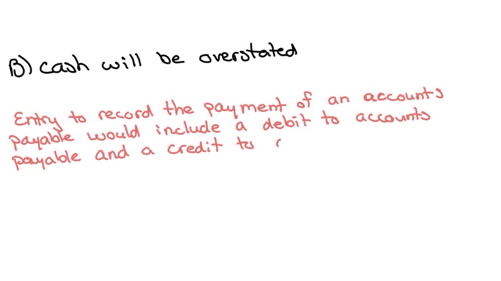 The journal entry to record a payment on account will a debit Accounts