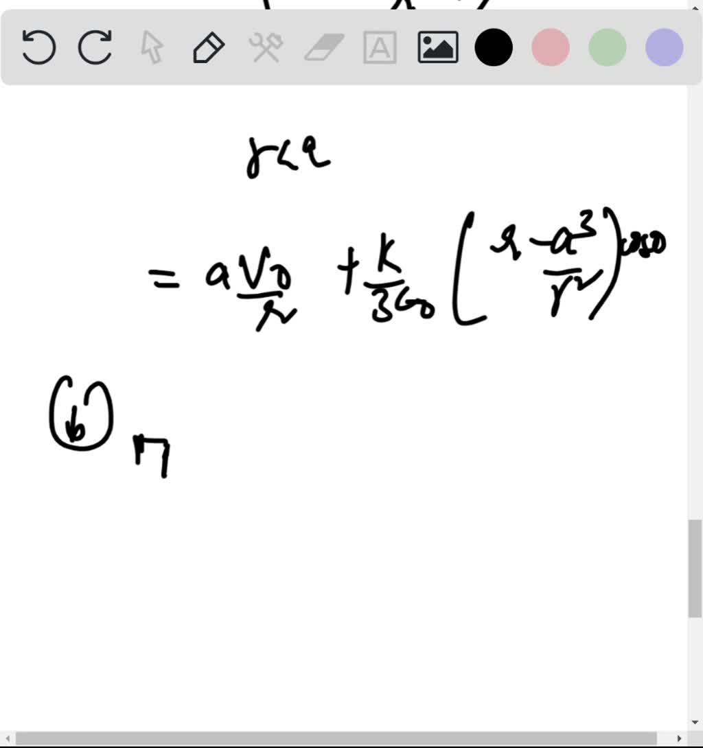 solved-a-conducting-sphere-of-radius-a-at-potential-v0-is-surrounded