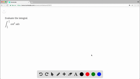 evaluate-the-integral-displaystyle-int_fracpi6fracpi2-cot2-x-dx