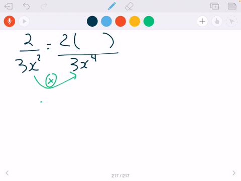 find-the-missing-factor-in-the-numerator-such-that-the-two-fractions-are-equivalent-frac23-x2frac2qu