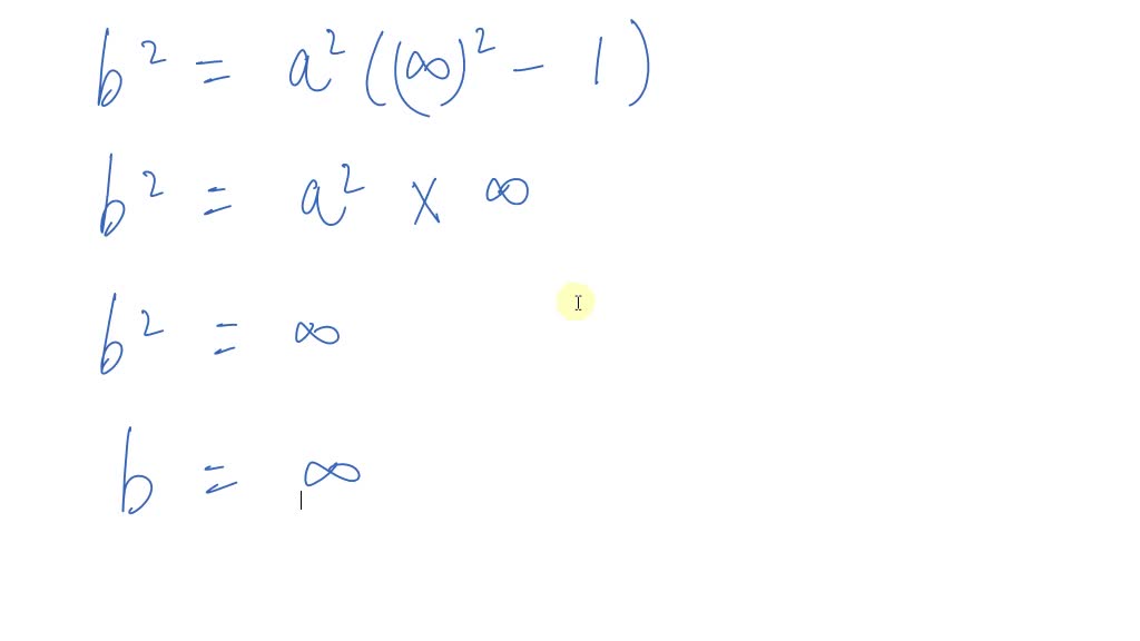 What happens to a hyperbola if e increases without bound? | Numerade