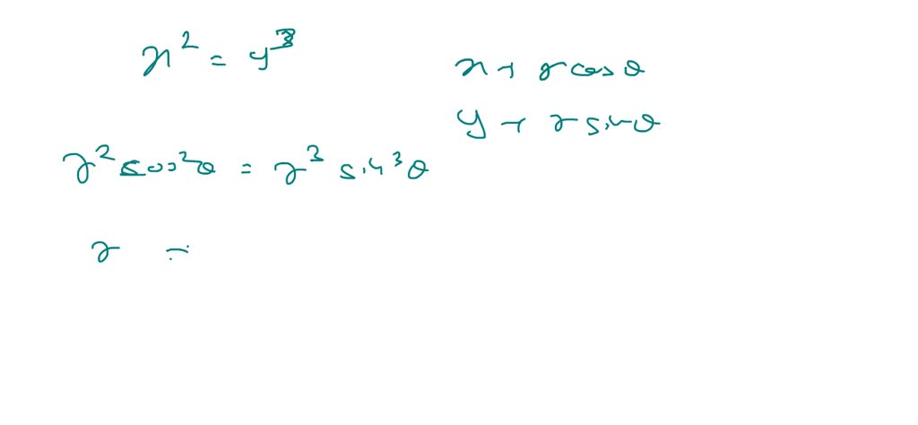 Solved convert the rectangular equation to polar