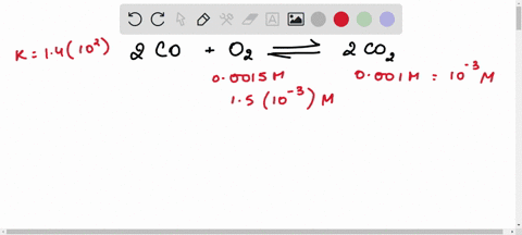 an-equilibrium-mixture-of-mathrmco-mathrmo_2-and-mathrmco_2-at-a-certain-temperature-contains-00010-
