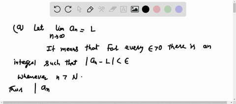 a-if-lefta_nright-is-convergent-show-that-lim-_n-rightarrow-infty-a_n1lim-_n-rightarrow-infty-a_n-be