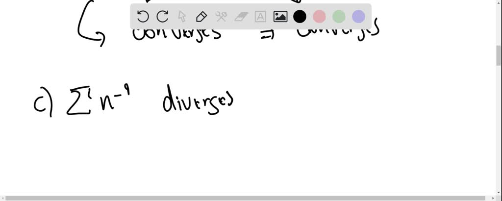 SOLVED:Determine whether the following series converge ( θand p are ...