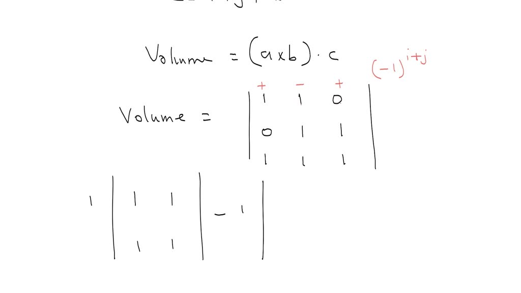 SOLVED:33-34 Find the volume of the parallelepiped determined by the ...