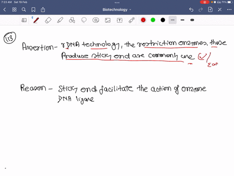assertion-in-rdna-technology-the-restriction-enzymes-those-produce-sticky-ends-are-commonly-used-rea
