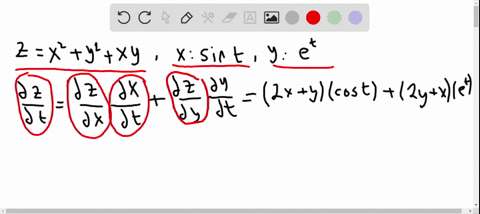 use-the-chain-rule-to-find-d-z-d-t-or-d-w-d-t-zx2y2x-y-quad-xsin-t-quad-yet