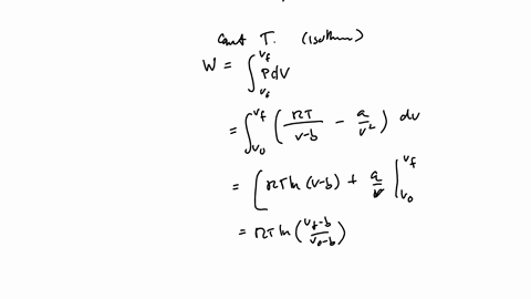 a-calculate-the-work-done-upon-expansion-of-1-mol-of-gas-quasi-statically-and-isothermally-from-volu