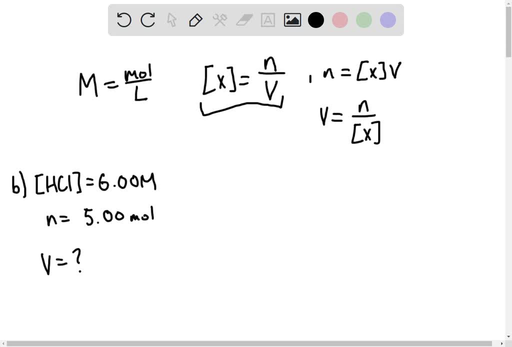 Solved Calculate The Volume Indicated For Each Of The Following A