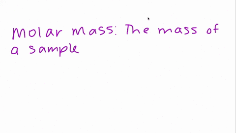 what-is-the-molar-mass-of-an-element-what-units-are-commonly-used-for-molar-mass