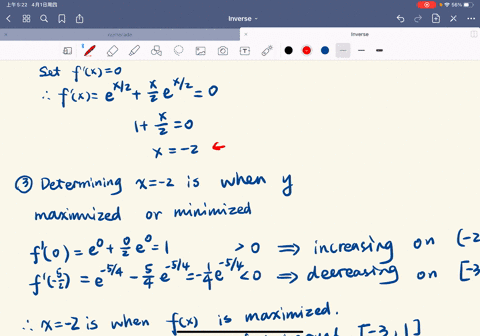 69-70-find-the-absolute-maximum-and-absolute-minimum-values-of-f-on-the-given-interval-fxx-ex-2-quad