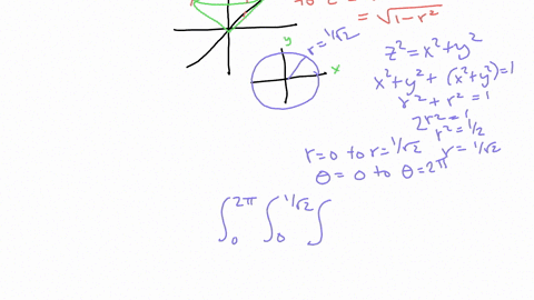 use-cylindrical-coordinates-to-find-the-volume-of-the-solid-the-solid-that-is-bounded-above-by-the-s