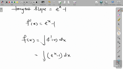 find-fx-if-f00-and-the-tangent-line-at-x-fx-has-slope-ex-1