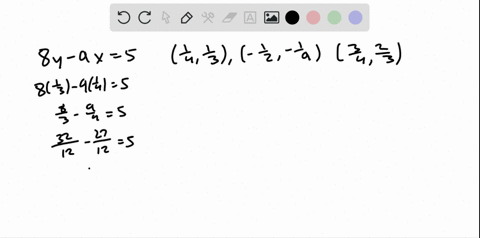 in-exercises-35-46-determine-which-if-any-of-the-ordered-pairs-listed-satisfy-the-given-equation-8-y
